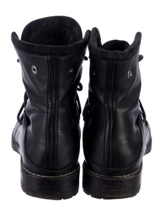 Proenza Schouler Leather Combat Boots
