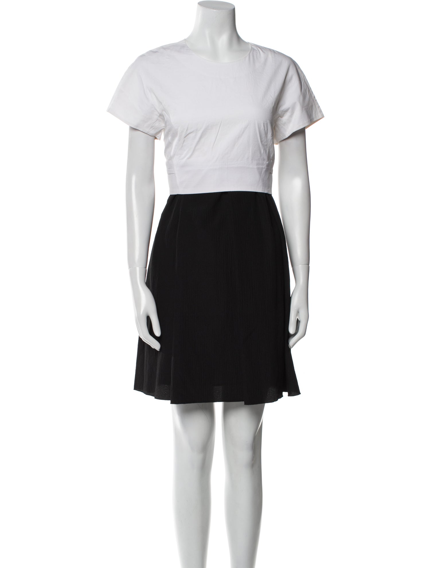 Proenza Schouler Colorblock Pattern Mini Dress