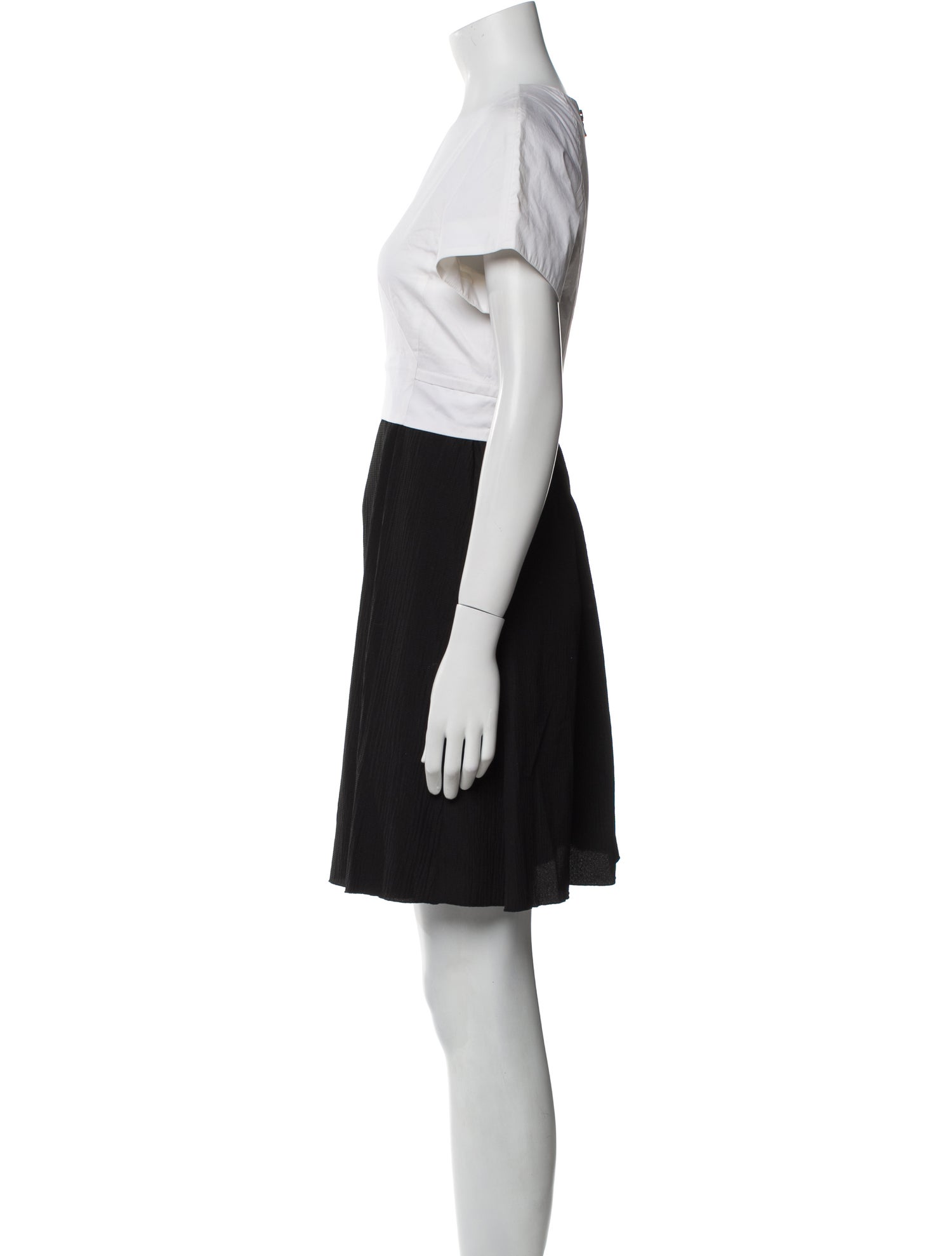 Proenza Schouler Colorblock Pattern Mini Dress