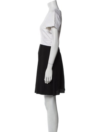 Proenza Schouler Colorblock Pattern Mini Dress