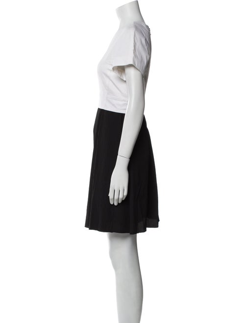 Proenza Schouler Colorblock Pattern Mini Dress