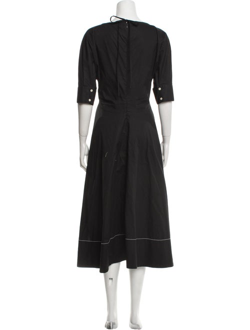 Proenza Schouler V-Neck Midi Length Dress