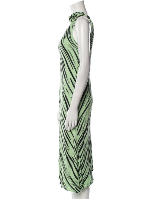 Proenza Schouler Striped Midi Length Dress