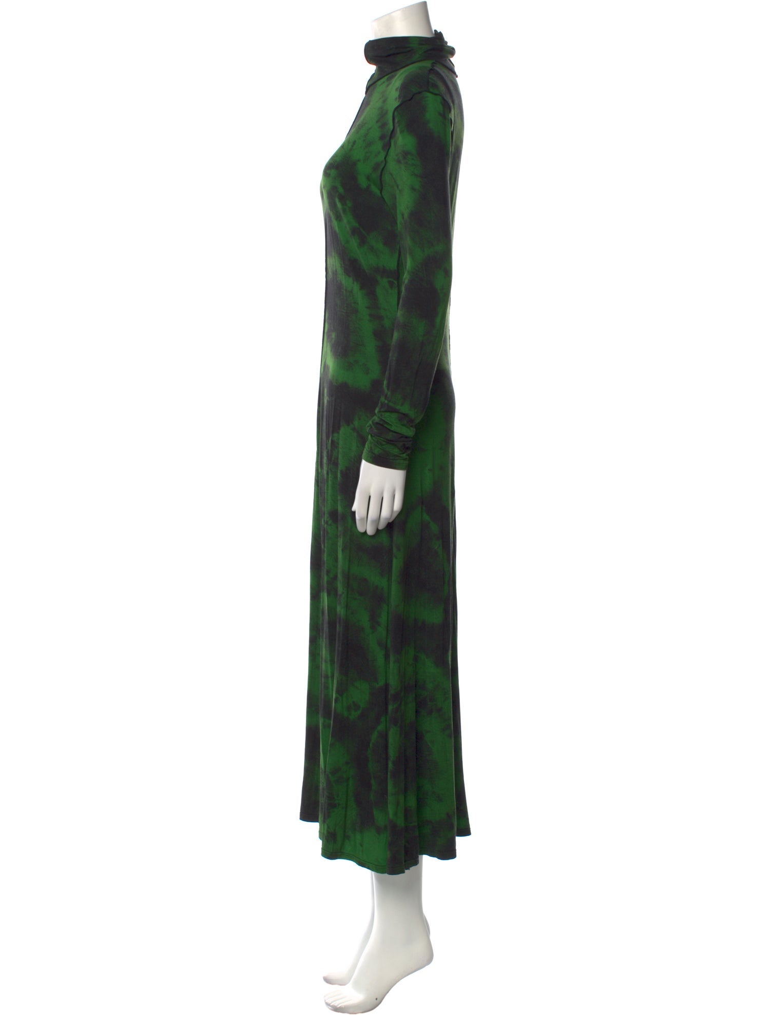 Proenza Schouler Tie-Dye Print Long Dress