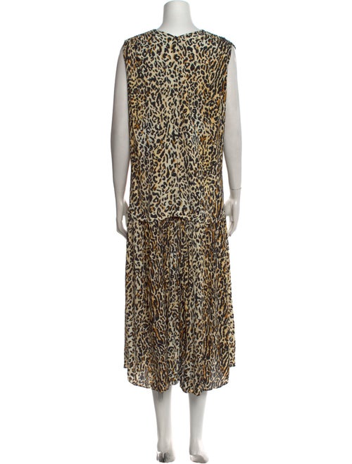 Proenza Schouler Animal Print Midi Length Dress