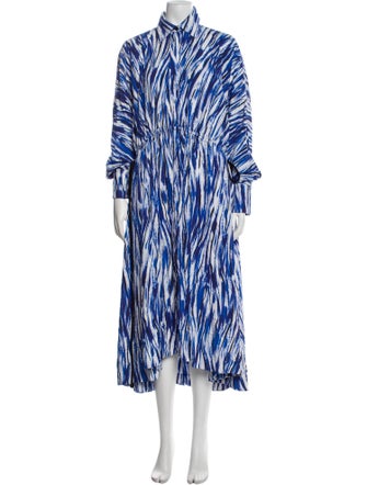 Proenza Schouler Printed Long Dress