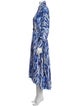 Proenza Schouler Printed Long Dress