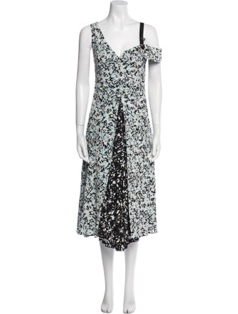 Proenza Schouler Silk Midi Length Dress