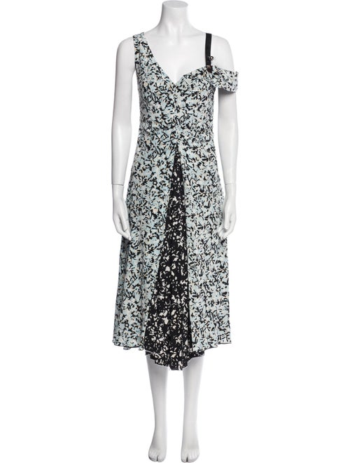 Proenza Schouler Silk Midi Length Dress