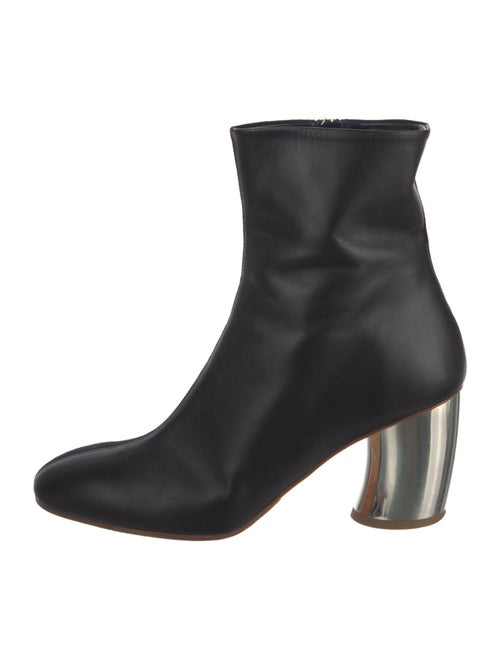 Proenza Schouler Leather Colorblock Pattern Boots