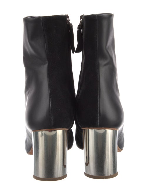 Proenza Schouler Leather Colorblock Pattern Boots