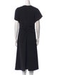 Proenza Schouler Crew Neck Midi Length Dress