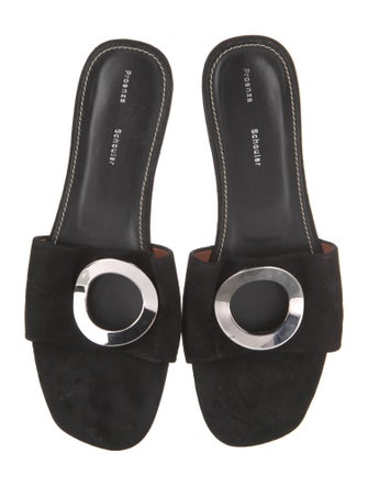 Proenza Schouler Suede Slides