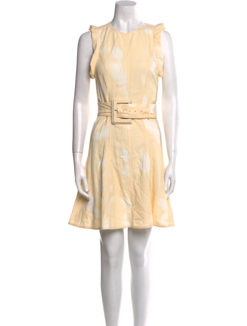 Proenza Schouler Floral Print Midi Length Dress