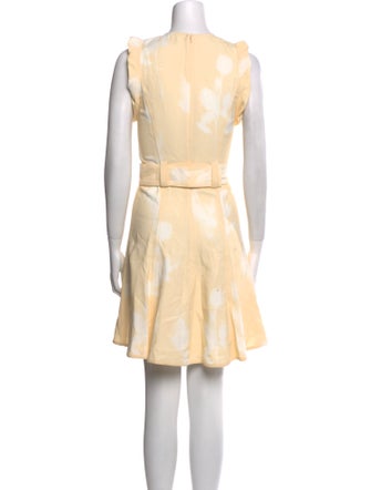 Proenza Schouler Floral Print Midi Length Dress