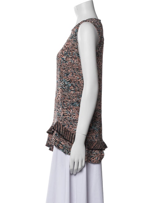 Proenza Schouler Silk Printed Top