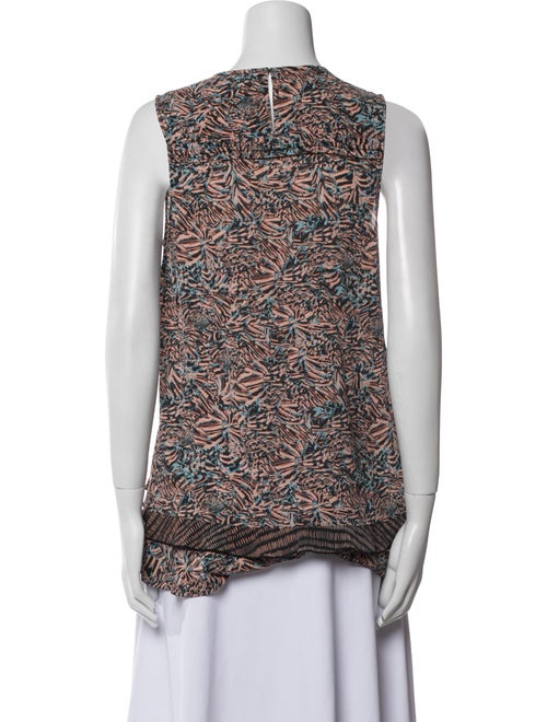 Proenza Schouler Silk Printed Top