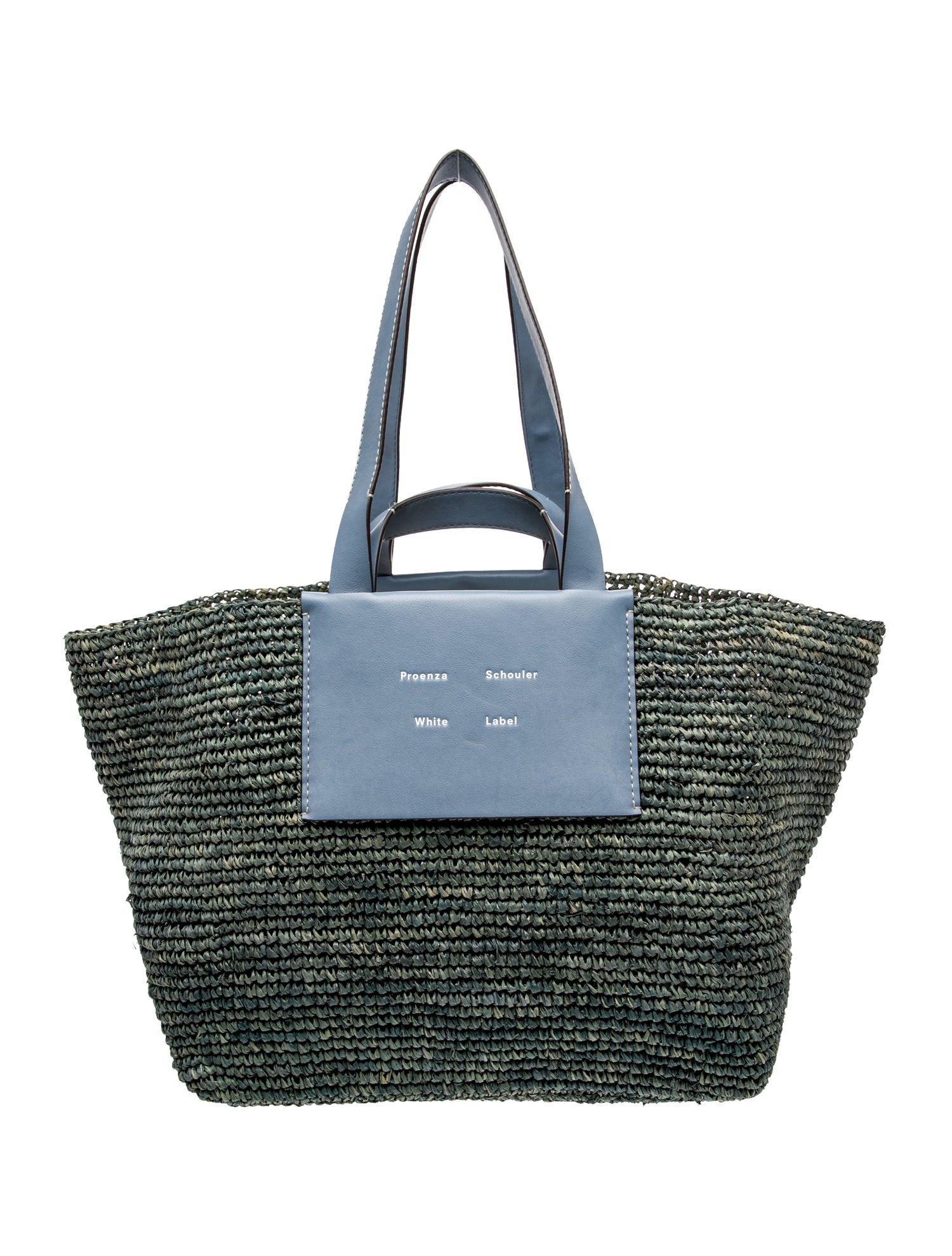 Proenza Schouler White Label Raffia Weekender Bag