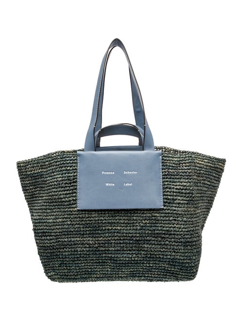 Proenza Schouler White Label Raffia Weekender Bag