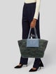 Proenza Schouler White Label Raffia Weekender Bag