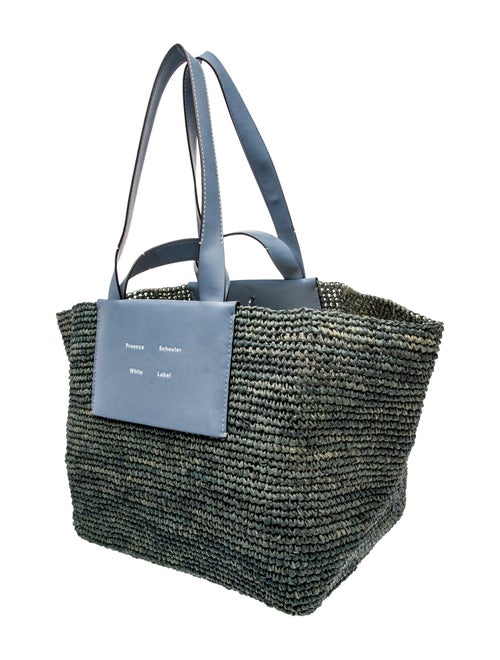 Proenza Schouler White Label Raffia Weekender Bag