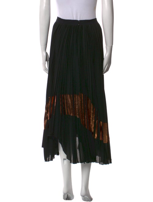 Proenza Schouler Colorblock Pattern Midi Length Skirt