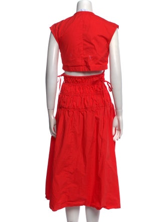 Proenza Schouler Crew Neck Long Dress