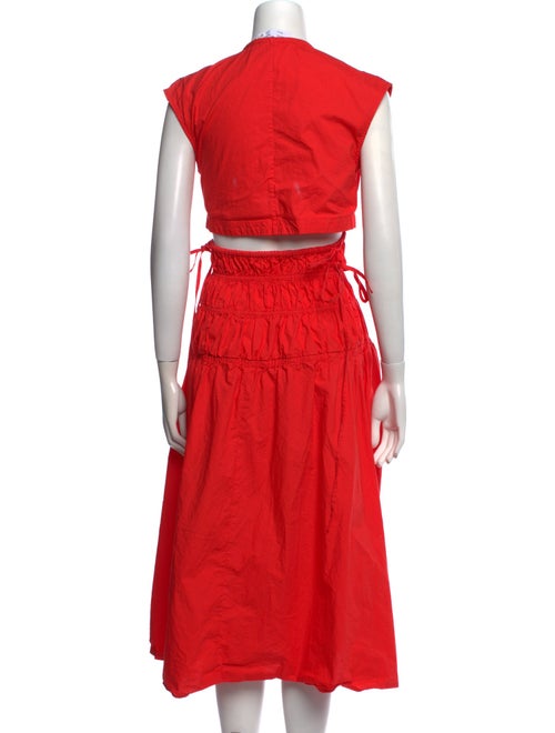 Proenza Schouler Crew Neck Long Dress