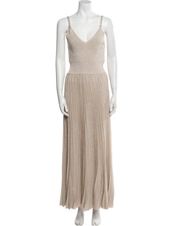 Proenza Schouler V-Neck Long Dress