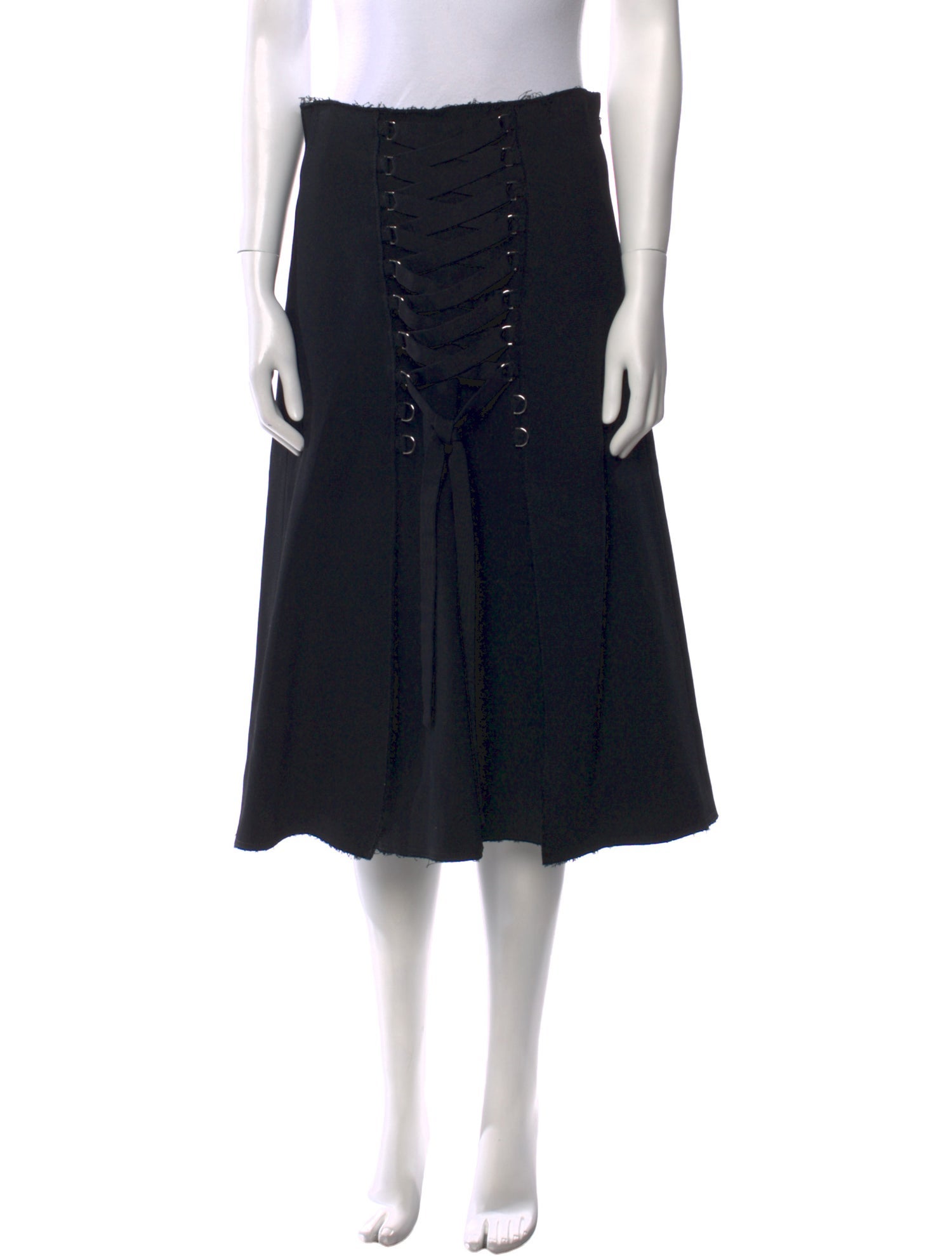 Proenza Schouler Bow Accents Midi Length Skirt