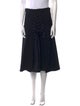 Proenza Schouler Bow Accents Midi Length Skirt