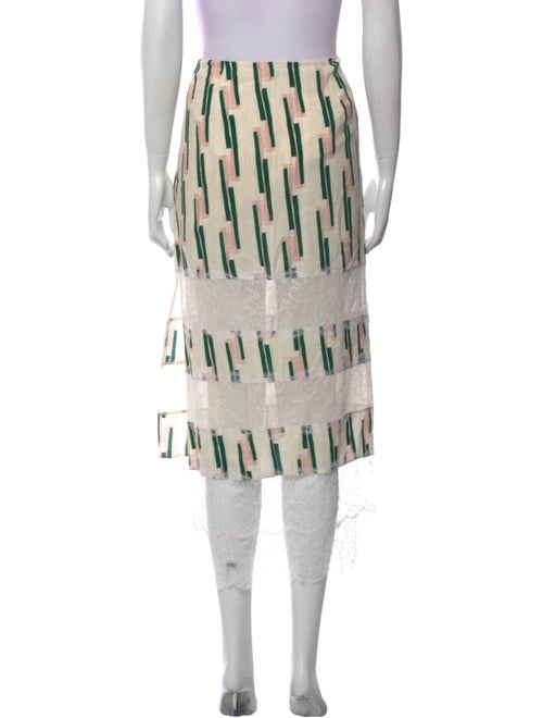 Proenza Schouler Printed Midi Length Skirt