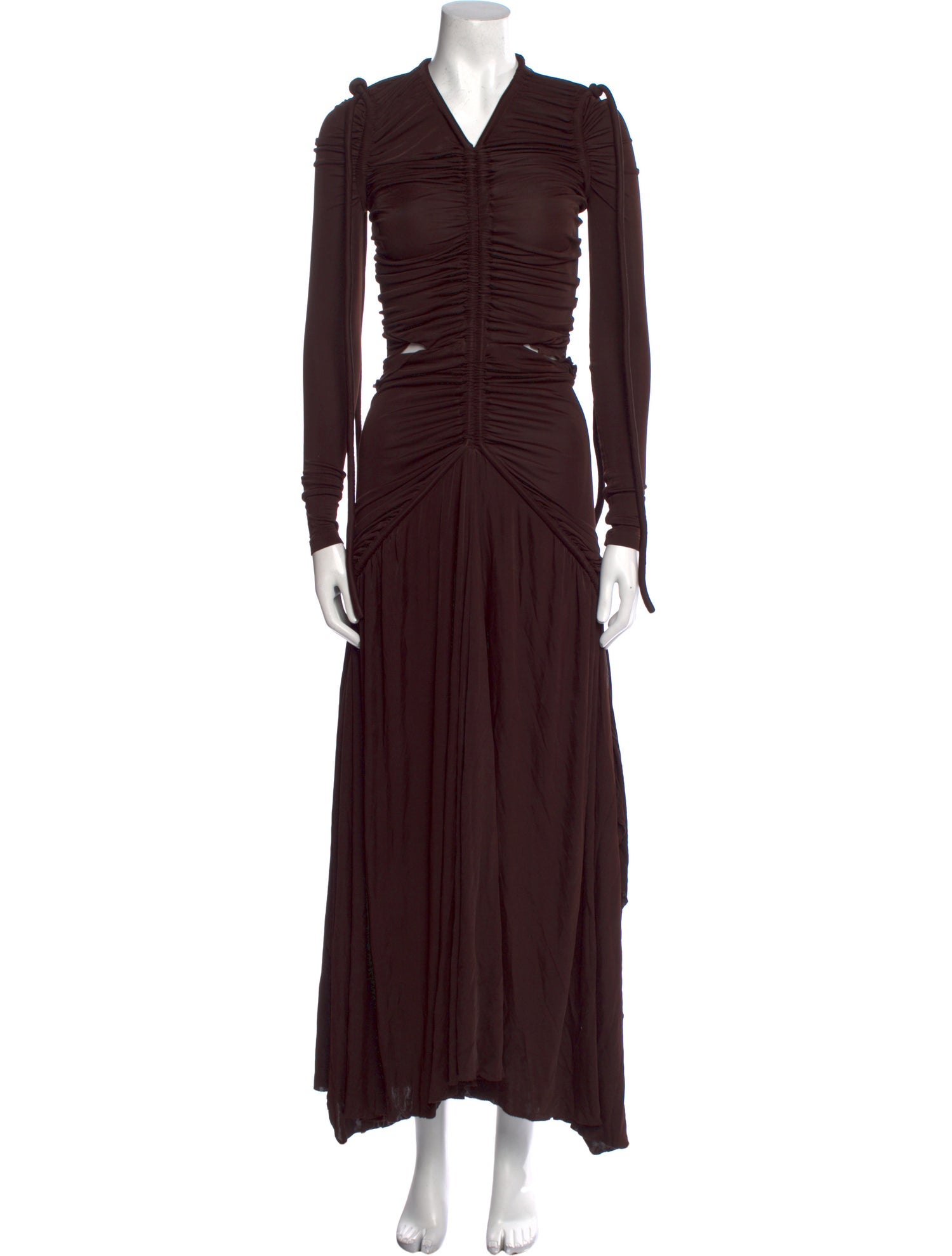 Proenza Schouler V-Neck Long Dress