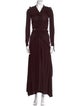 Proenza Schouler V-Neck Long Dress