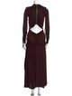 Proenza Schouler V-Neck Long Dress