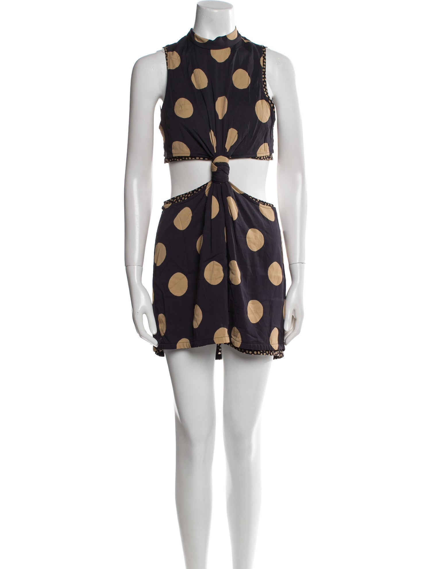 Proenza Schouler Polka Dot Print Mini Dress