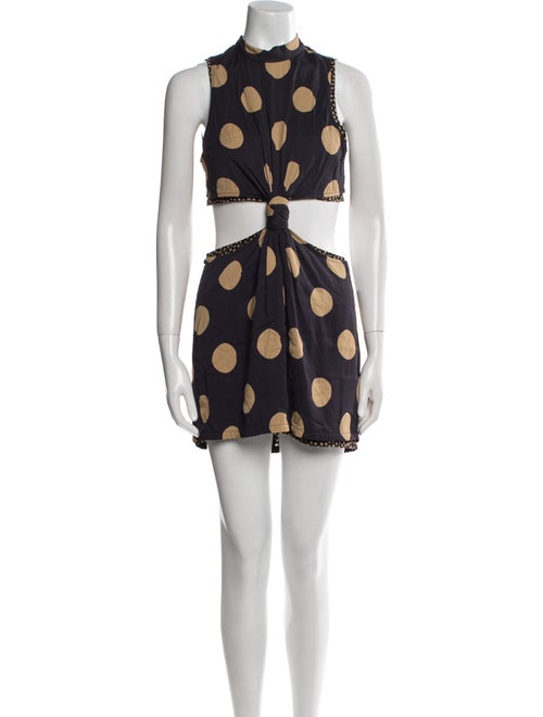 Proenza Schouler Polka Dot Print Mini Dress