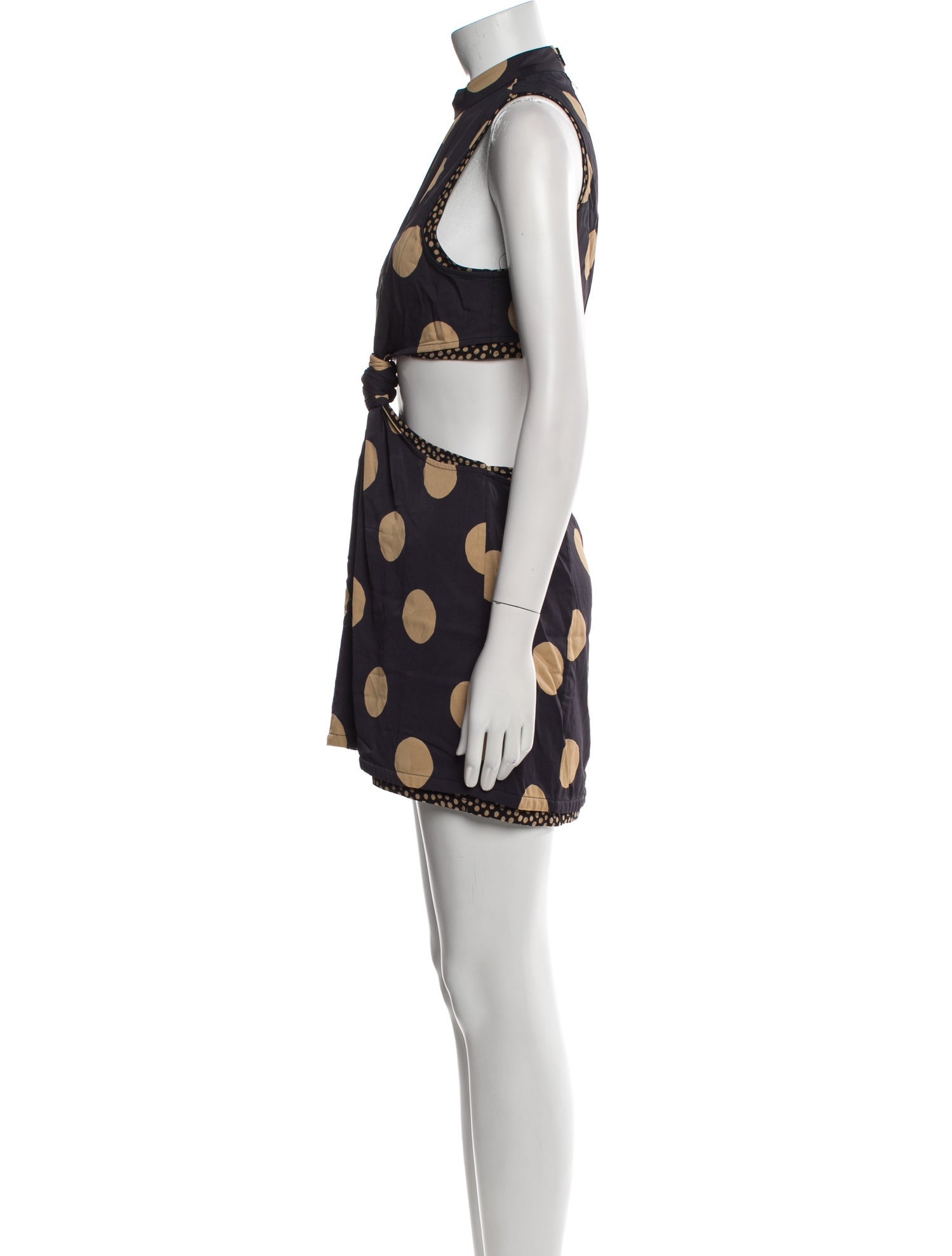 Proenza Schouler Polka Dot Print Mini Dress