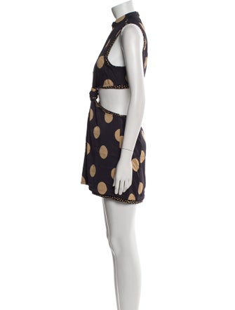 Proenza Schouler Polka Dot Print Mini Dress