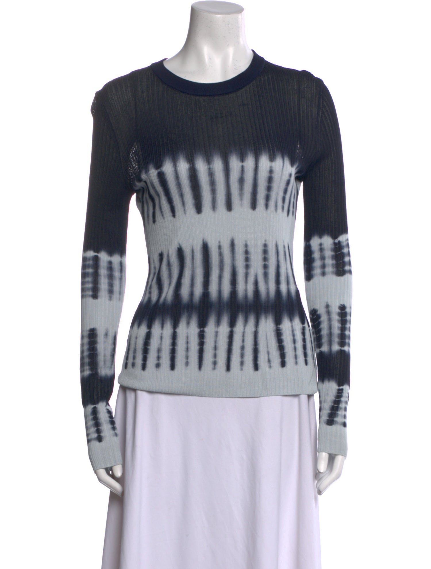 Proenza Schouler Tie-Dye Print Crew Neck Sweatshirt