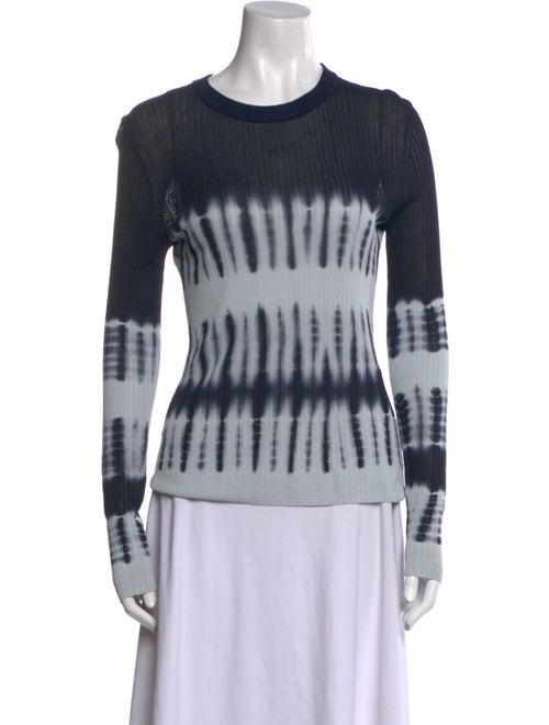 Proenza Schouler Tie-Dye Print Crew Neck Sweatshirt