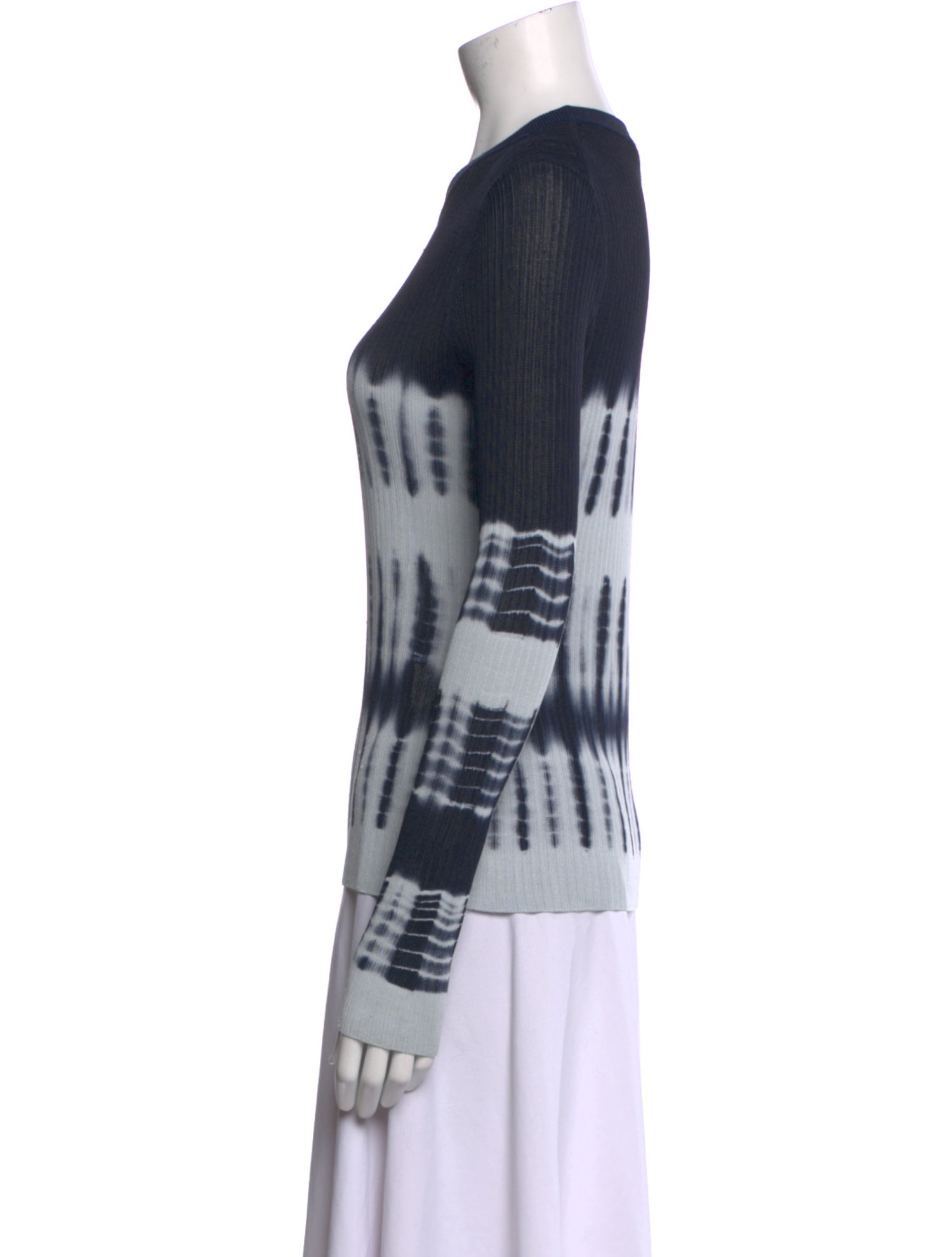 Proenza Schouler Tie-Dye Print Crew Neck Sweatshirt