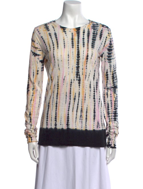 Proenza Schouler Printed Scoop Neck Sweatshirt