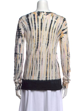 Proenza Schouler Printed Scoop Neck Sweatshirt