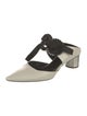 Proenza Schouler Leather Bow Accents Mules
