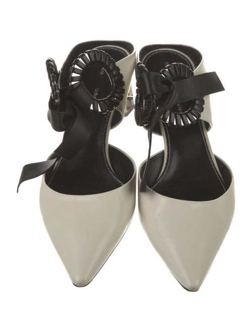 Proenza Schouler Leather Bow Accents Mules
