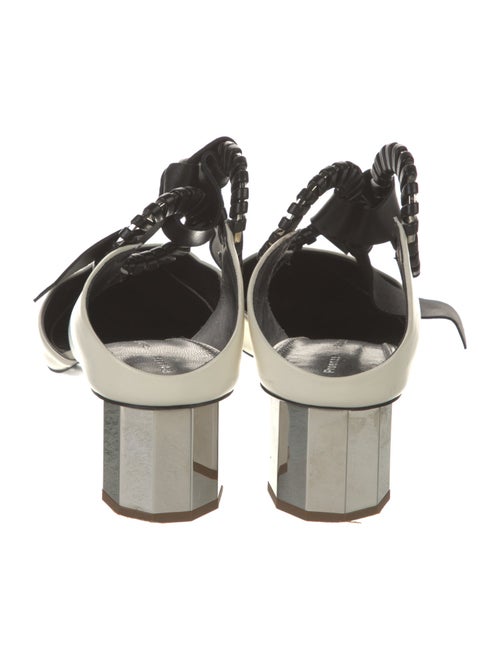 Proenza Schouler Leather Bow Accents Mules