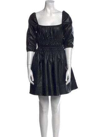 Proenza Schouler Square Neckline Mini Dress