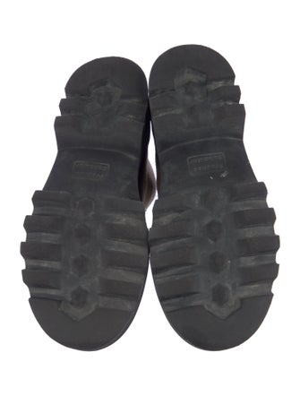 Proenza Schouler Colorblock Pattern Grosgrain Trim Hiking Boots