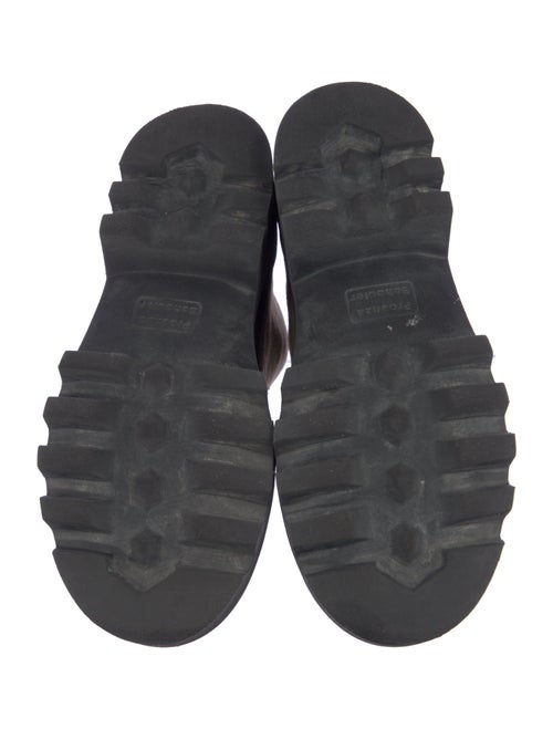 Proenza Schouler Colorblock Pattern Grosgrain Trim Hiking Boots